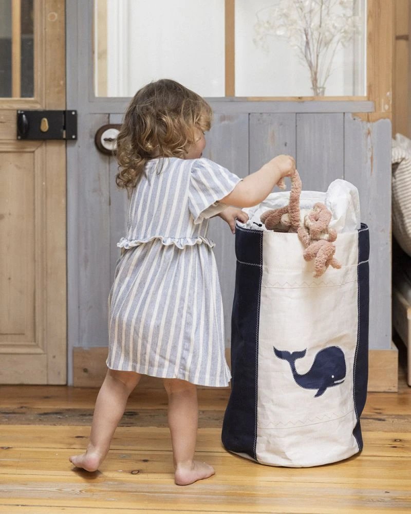 Laundry Basket Whale Recycled Sail - Image 8