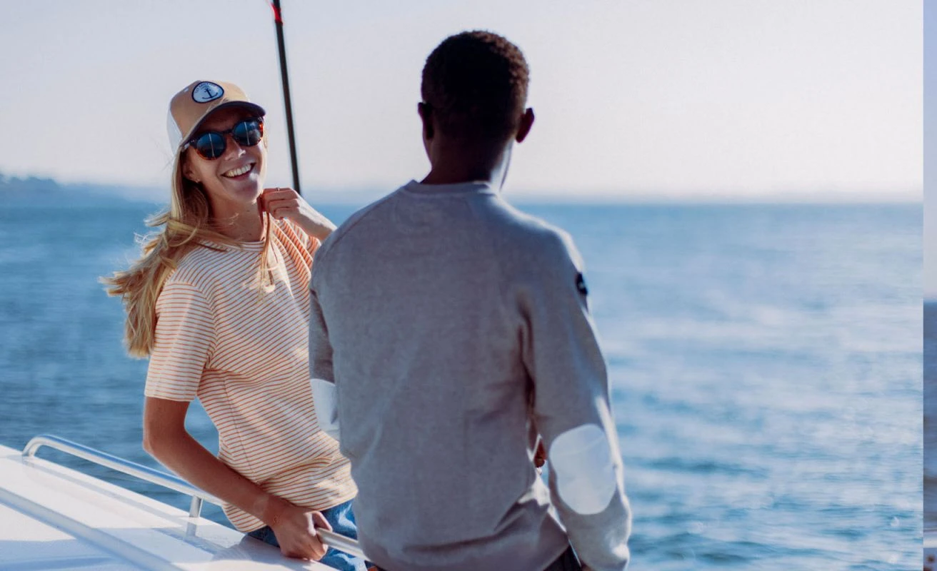 Sweatshirt Heather Grey Recycled Sail - Image 3