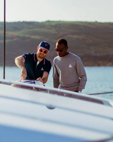 Sweatshirt Heather Grey Recycled Sail - Image 6