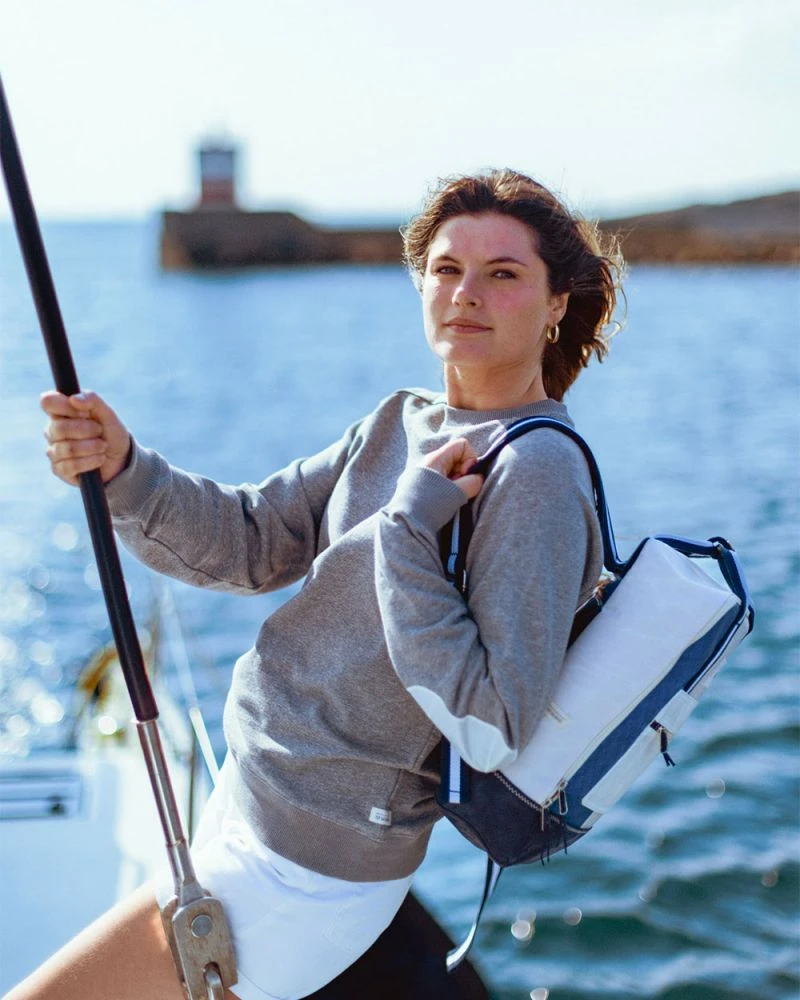 Sweatshirt Heather Grey Recycled Sail - Image 8