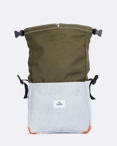 Rollup Backpack Khaki Recycled Sail - Image 2