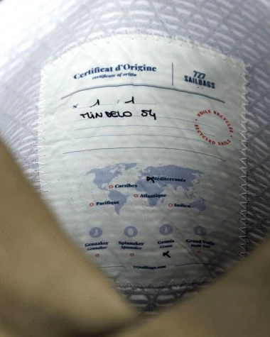 Rollup Backpack Khaki Recycled Sail - Image 13