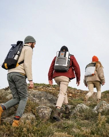 Rollup Backpack Khaki Recycled Sail - Image 14