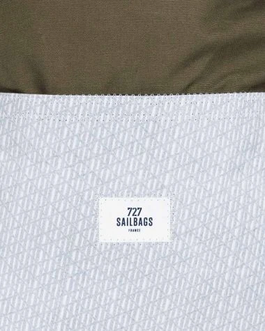 Rollup Backpack Khaki Recycled Sail - Image 9