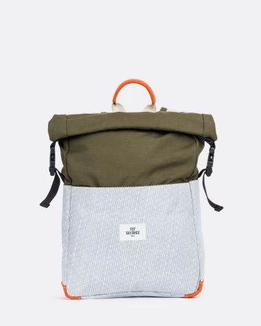 Rollup Backpack Khaki Recycled Sail