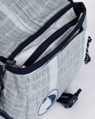 Scooty Cross-body Bag Vendée Globe Collection Grey Recycled Sail - Image 9