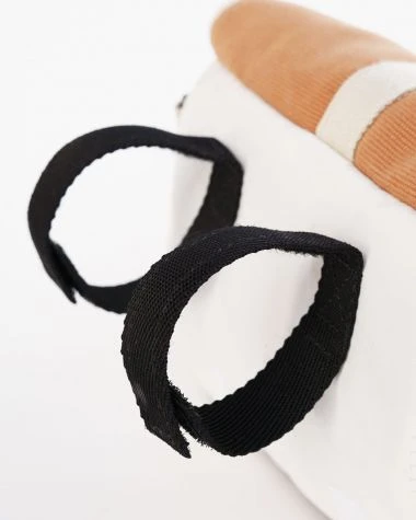 Scooty Handlebar Cross-body Bag Convertible Blue And Brown Recycled Sail - Image 7