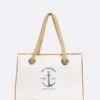 Seaside Tote Classic Yachting Recycled Sail