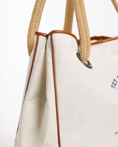 Seaside Tote Classic Yachting Recycled Sail - Image 5
