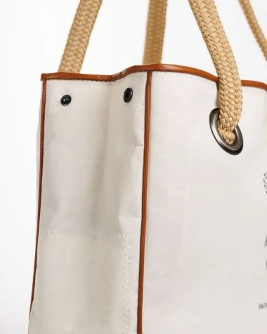 Seaside Tote Classic Yachting Recycled Sail - Image 6