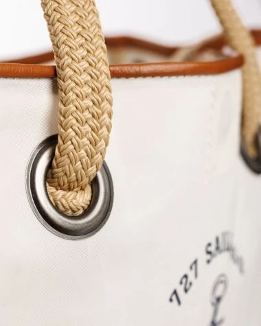Seaside Tote Classic Yachting Recycled Sail - Image 9