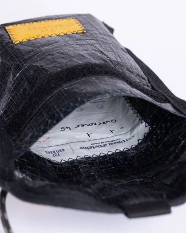 Skate Cross-body Bag Black Recycled Sail - Image 6