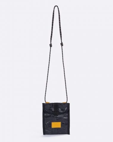 Skate Cross-body Bag Black Recycled Sail