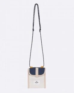 Skate Cross-body Bag Blue And Yellow Recycled Sail