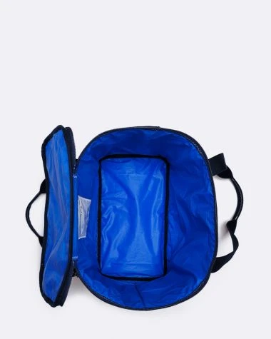 Soft Cooler White And Navy Recycled Sail - Image 5