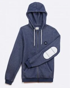 Hoodie Heather Blue Recycled Sail