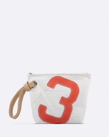 The Midinette Coral Leather Recycled Sail