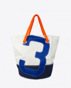 Big Tote Bag Navy Blue Recycled Sail