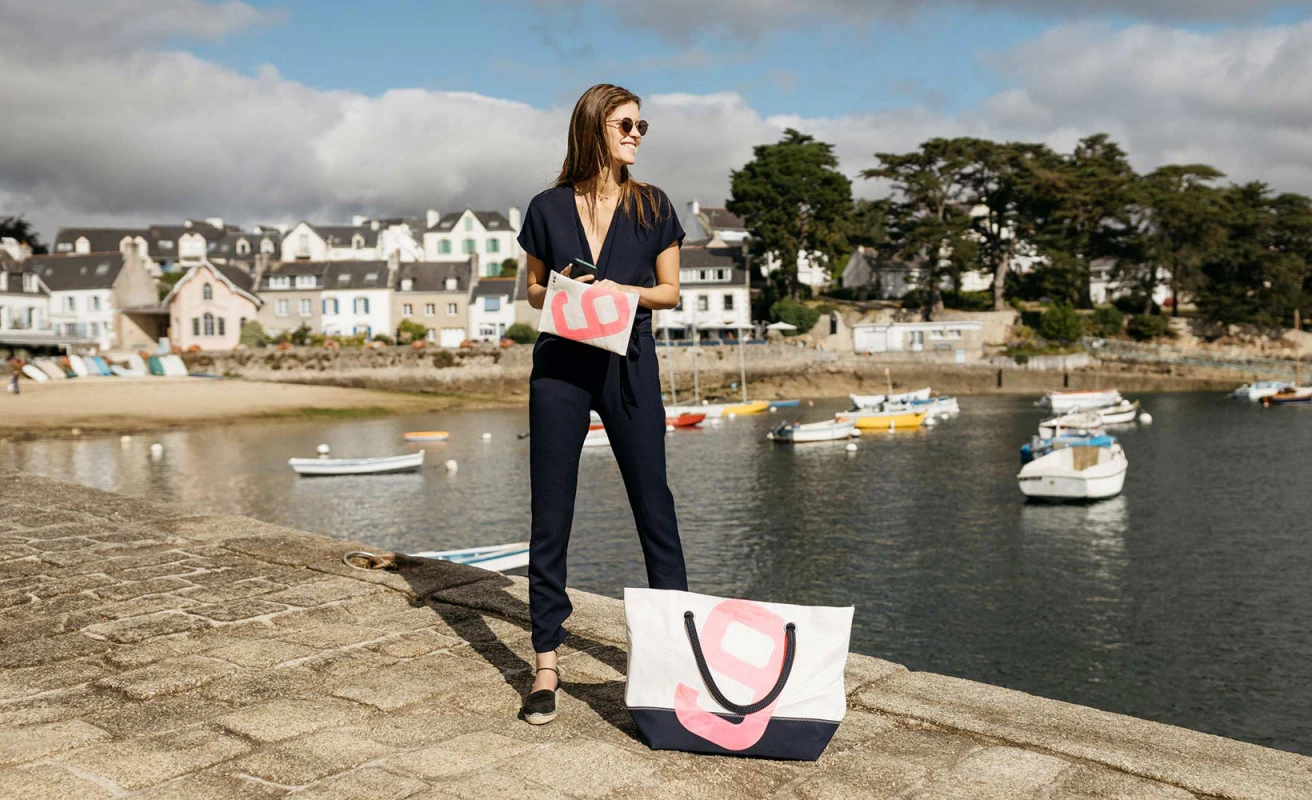 Carla Travel Bag Summer Time Recycled Sail - Image 3