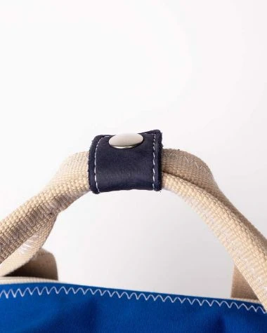 Wally Backpack Blue Recycled Sail - Image 4