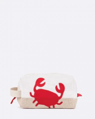 Windy Toiletry Bag Crab Collection Recycled Sail