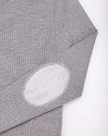 Women's Sailor Sweater Merino Wool Grey Recycled Sail - Image 4