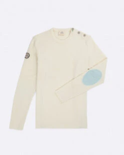 Women's Sailor Sweater Merino Wool White Recycled Sail