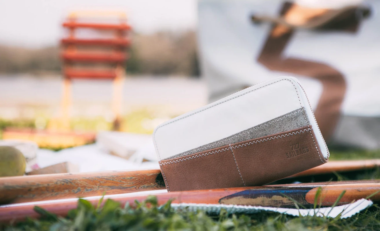 Women's Wallet " The Companion" Recycled Sail - Image 3