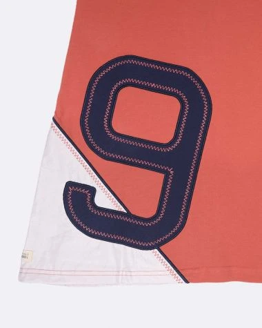 Yachting Polo Dress Coral Recycled Sail - Image 2