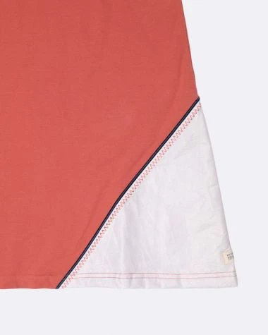 Yachting Polo Dress Coral Recycled Sail - Image 5