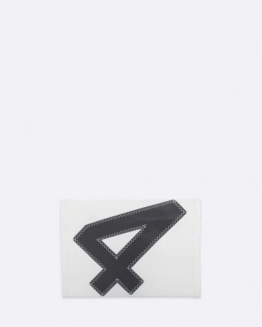 Zipped Pouch Grey Recycled Sail