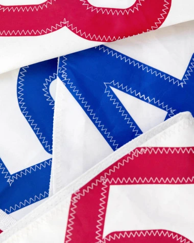 Zipped Pouch Blue Recycled Sail - Image 6